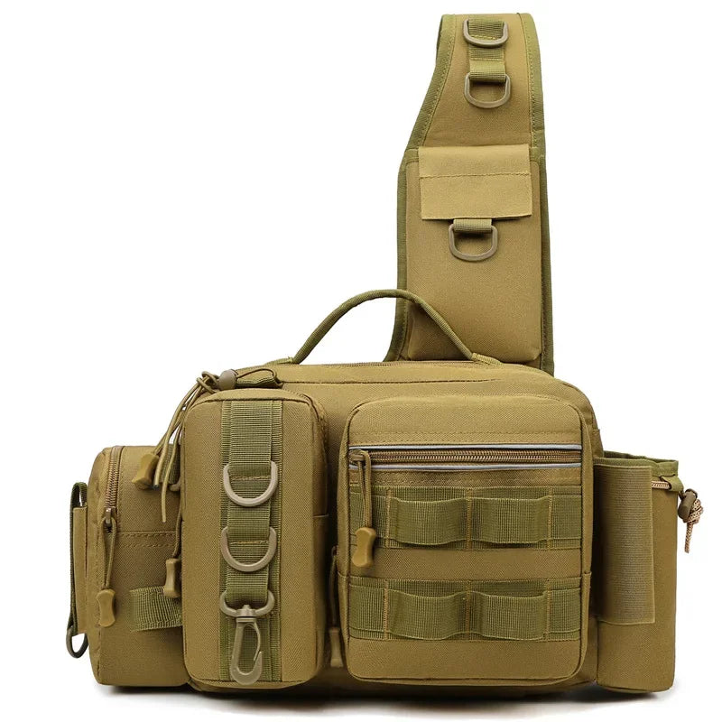 Weixier Oxford Outdoor Sports Bag - Zipper Closure with Interior Compartment