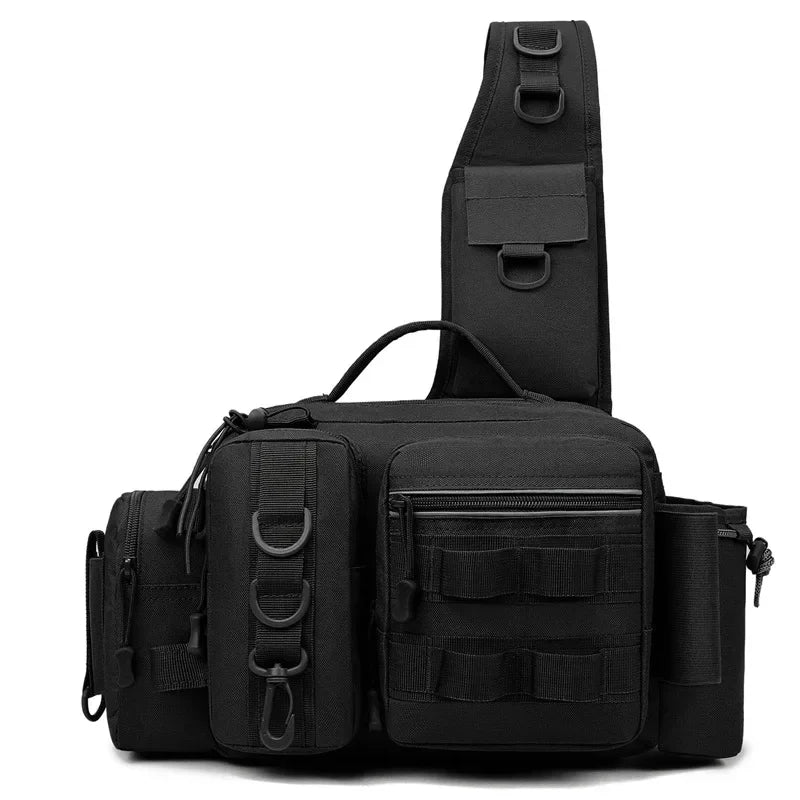Weixier Oxford Outdoor Sports Bag - Zipper Closure with Interior Compartment