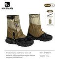 HIKEMAN 20D+UHMWPE Windproof Outdoor Hiking Gaiters Large Leg Covers for Camping Skiing Mountaineering Desert Trekking Unisex