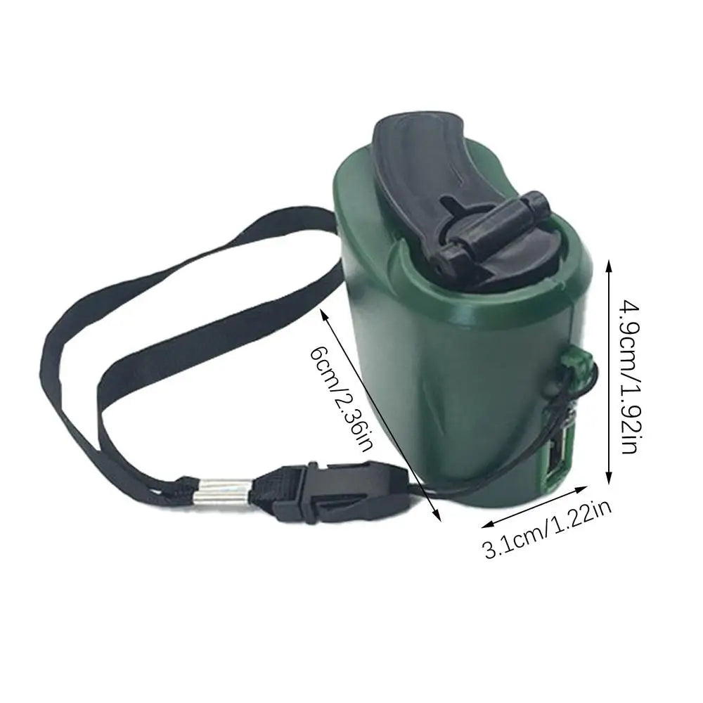 Hand Crank Charger Power Supply Emergencies Gear Backpacking Cellphone Charger Efficient power storage for Survival Camping Fun