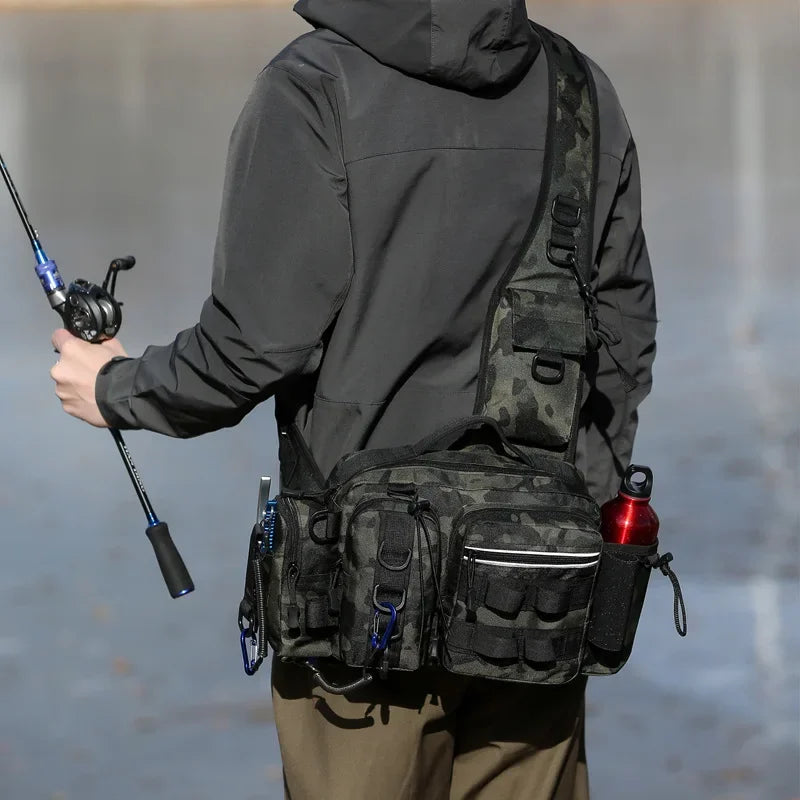 Weixier Oxford Outdoor Sports Bag - Zipper Closure with Interior Compartment