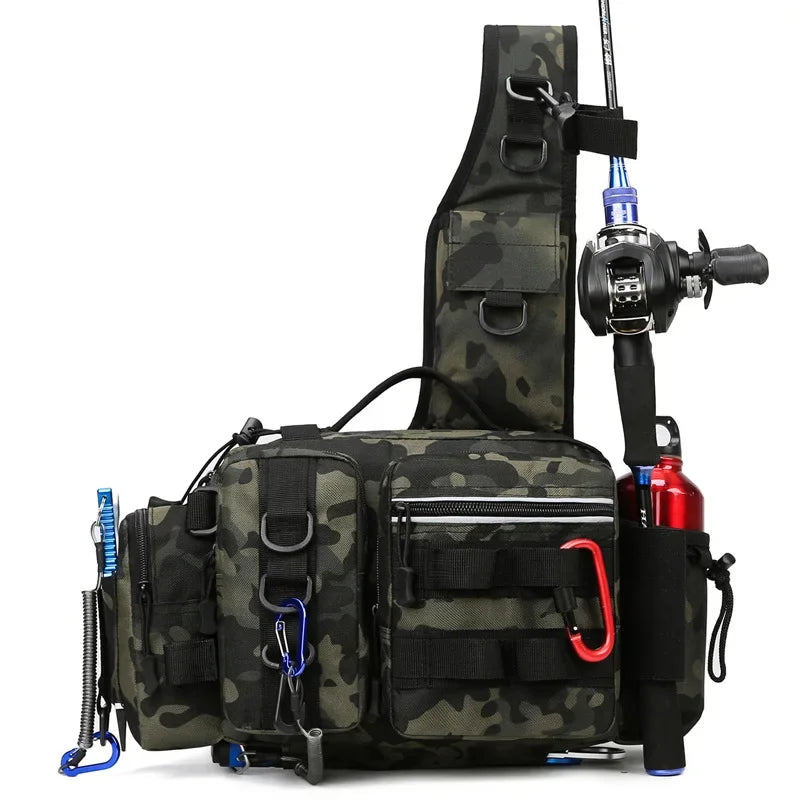 Weixier Oxford Outdoor Sports Bag - Zipper Closure with Interior Compartment