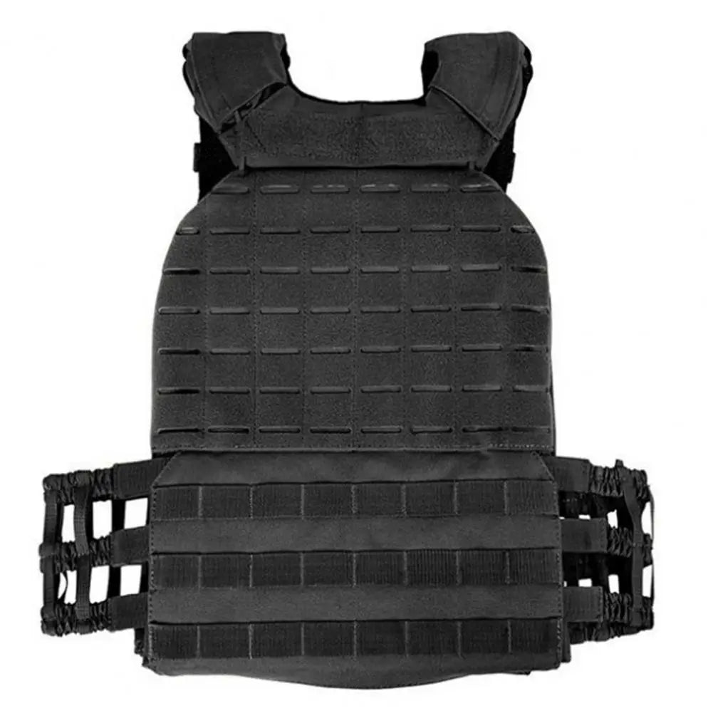 Outdoor Vest Adjustable Breathable Decompression Sleeveless Shockproof Elastic Waist Vest forHunting Outdoor