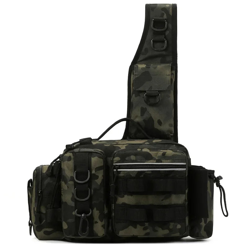 Weixier Oxford Outdoor Sports Bag - Zipper Closure with Interior Compartment