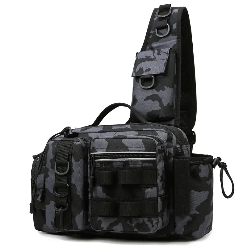 Weixier Oxford Outdoor Sports Bag - Zipper Closure with Interior Compartment